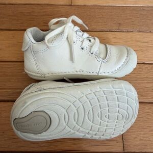 Stride Rite Leather Lace-Up Baby US 5 Walker Shoes